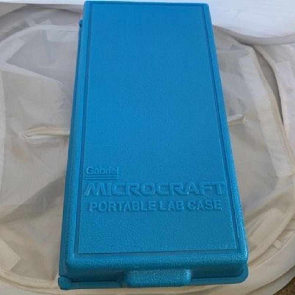 Gabriel Microcraft Portable Lab Case Microscope Vials Slides